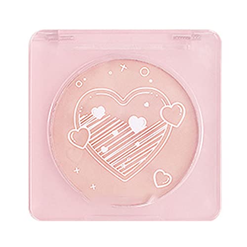 Bronzer Cher Heart Soft Mist Blushes Blue Expansion Color Natural Good Teinture Faible Vitalité Girl Feeling Cheeks Purple Clear Nature pour créer Un Maquillage Parfait Blushes Bronzer (B, One Size) Cover