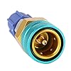 R1234YF to R134A Adapter, Low Side Quick Coupler Connector with Brass Construction for Car AC Refrigerant System Recharging #2
