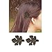 inSowni 30 Pack/15 Pairs Small Cute Decorative Bronze Metal Vintage Alligator Hair Clips Retro Barrettes Bobby Pins Leaf Flower Butterfly Gothic Punk Short Thin Fine Hair Accessories for Women Girls