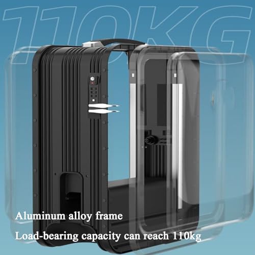 Smart Electric Riding Box, A Luggage Box That Can Be Ridden Or Walked, 20-Inch Travel Cabin Box, Automatic Telescopic Riding Box,Black3