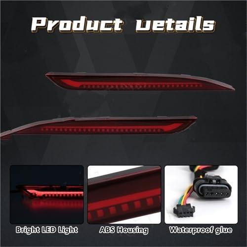 Luces traseras de coche Tesla evitan colisiones con intermitente dinámico LED 4