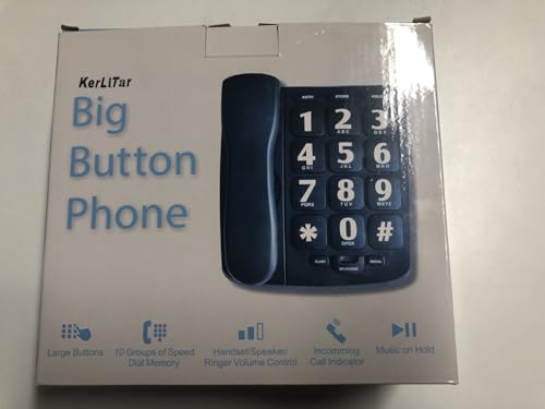 Teléfono Fijo con Botones Grandes y Volumen Amplificado miniatura 6