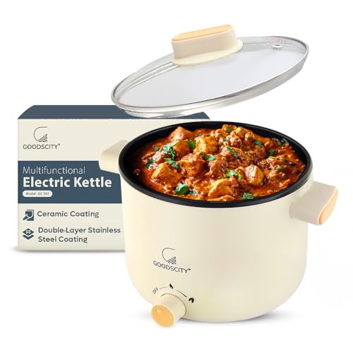 Goodscity Multipurpose Electric Kettle with Ceramic Coating ...
