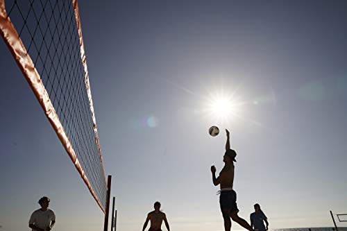 Bola de vôlei Mikasa Miramar® King of The Beach®, preto/branco