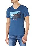 T-Shirt mit Logo-Schriftzug in Vintage-Optik