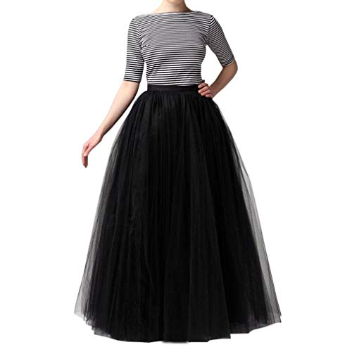 Jupe de princesse en maille plissée noire pour vos soirées et cours de danse urbaine