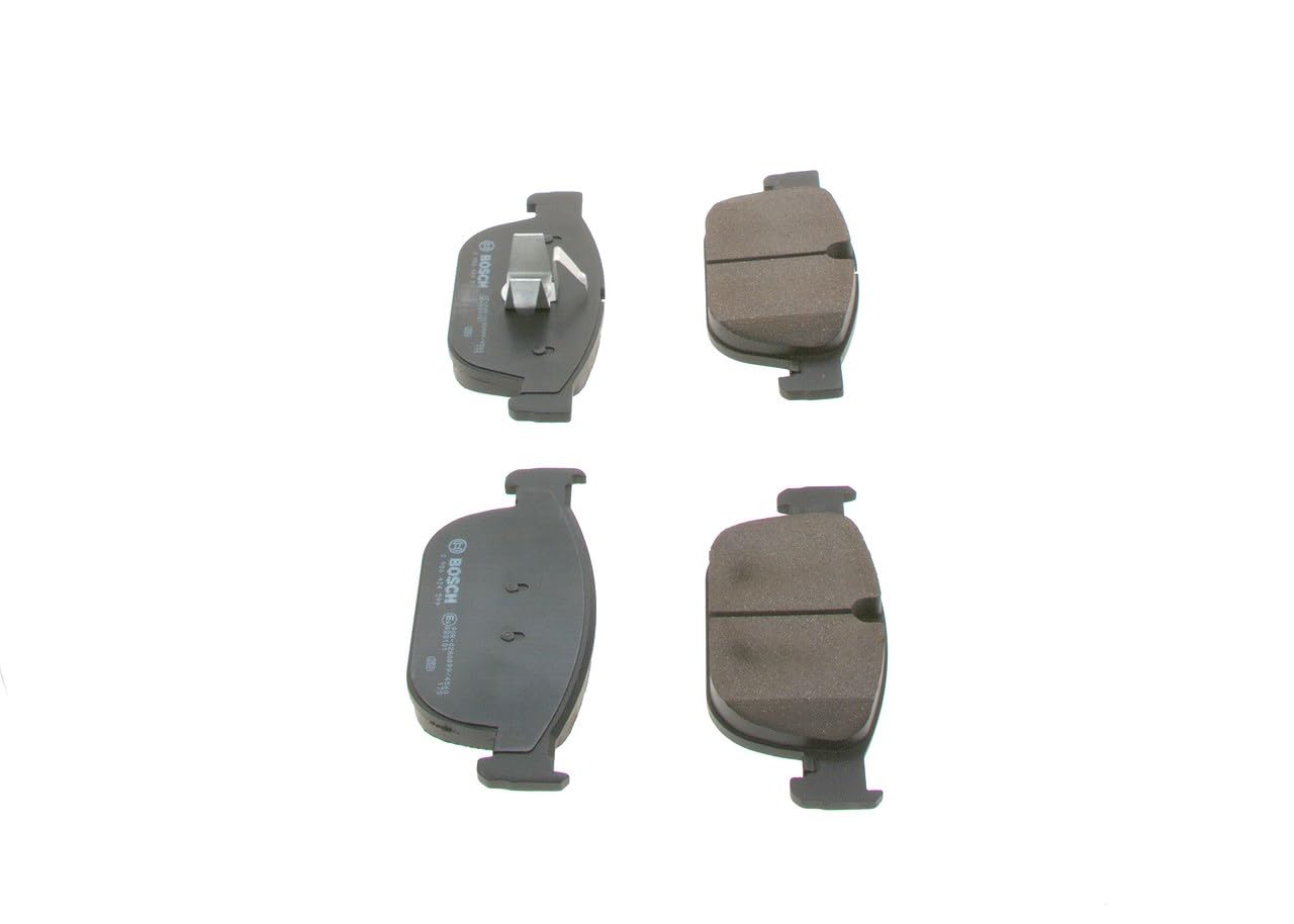 Bosch BP2475 - Pastiglie Freni Auto, Asse Anteriore - Qualità Bosch - Riduzione del Rumore e della Polvere - Certificazione ECE-R90 - Senza Rame - 1 Confezione da 4 Pastiglie