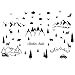 ANFRJJI Woodland Nursery Wall Decals-Dreamy Forest with Pine Tree Deer and Bears Wall Decals-Jungle Wild Mountain Wall Decal-RV camping wall sticker-Adventure Awaits wall art effect size 27