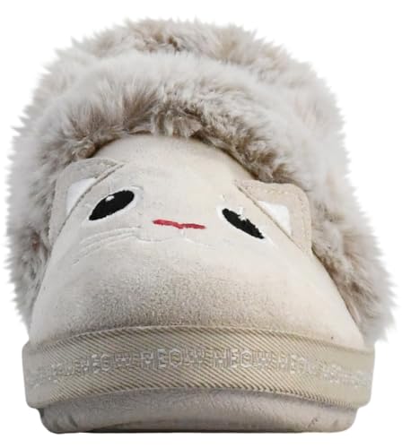 Skechers Skechers Women's Bobs Too Cozy Meow Pajamas Slipper, Natural, 9.5 M US