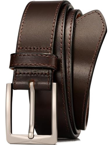 Image of WOLFANT Men's 35mm Dress Casual Belt in Gift Box,100% Italian Full Grain Real Solid Leather