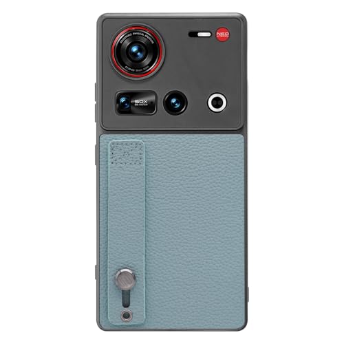 LOOF HOLD-SHELL �{�v ���U�[ �x���g�t�� �X�}�z�P�[�X for nubia Z70 Ultra / Z70S Ultra �p �P�[�X �J�o�[ �X�g���b�v�z�[�� �����h�~ �V���v�� �ϏՌ� ���^ �y�� leather [�X�J�C�u���[]