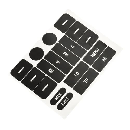 Autocollant bouton radio VW Golf 5 Passat sticker réparation