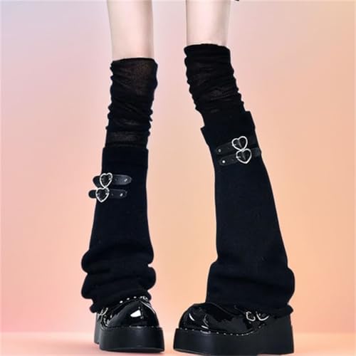 Y2k Harajuku Leg Warmers for Women Japanese Rave Gothic Emo Halloween3