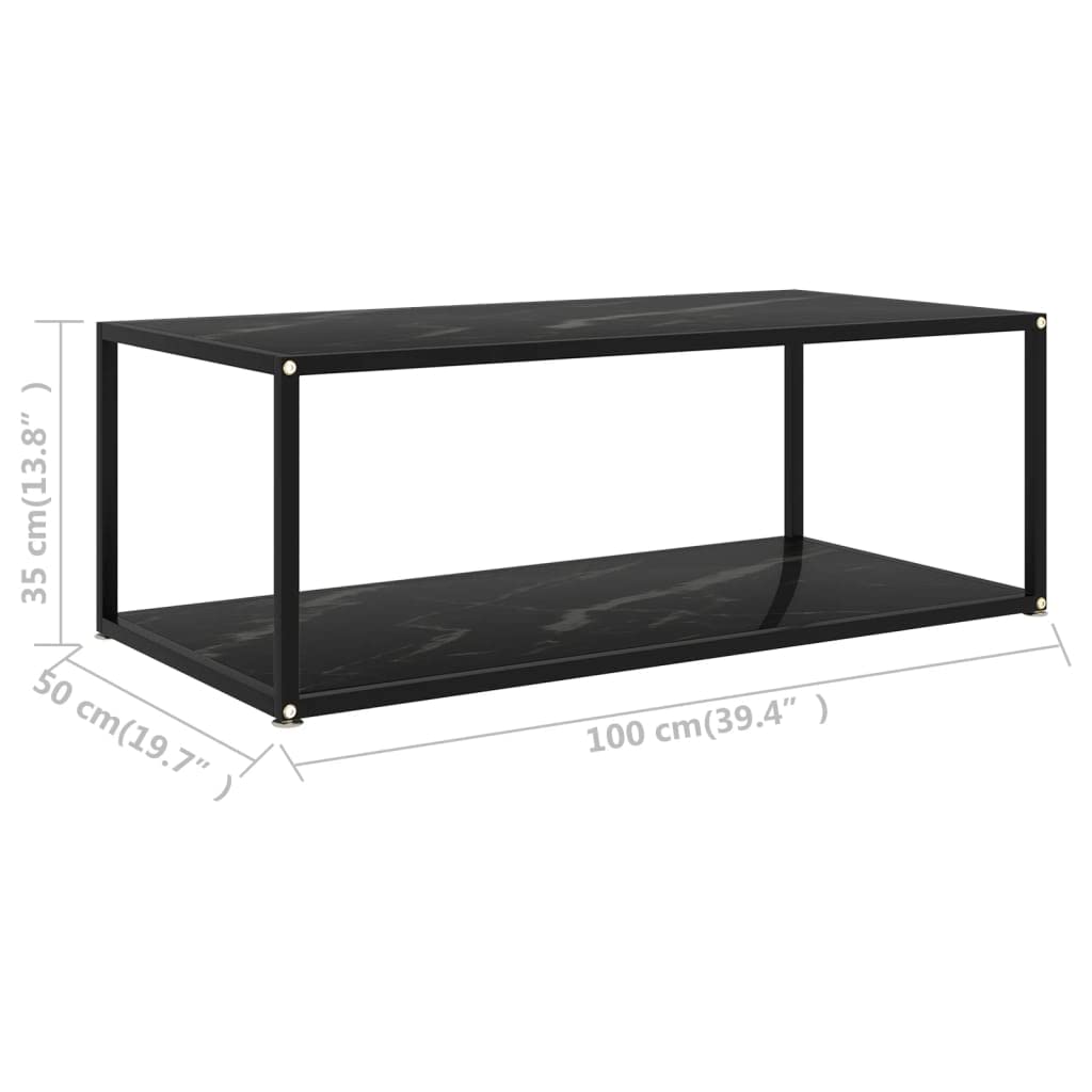 Mesa de centro moderna con diseño de 2 niveles de vidrio templado y acero, mesa de café estable con tablero resistente para salón, ideal para aperitivos, bebidas y
