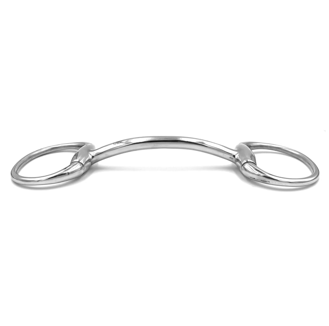 Gebiss Olivenkopfstange Stangengebiss aus Edelstahl Ringdurchmesser 70 mm Gebissstärke 12 mm