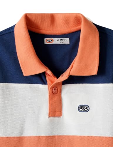Image of Amazon Brand - Symbol Boy's Color Block Regular Fit Polo Shirt