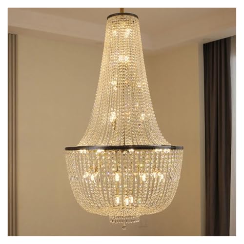 Modern Crystal Chandeliers Living Room Pendant Light Home Loft Stairs