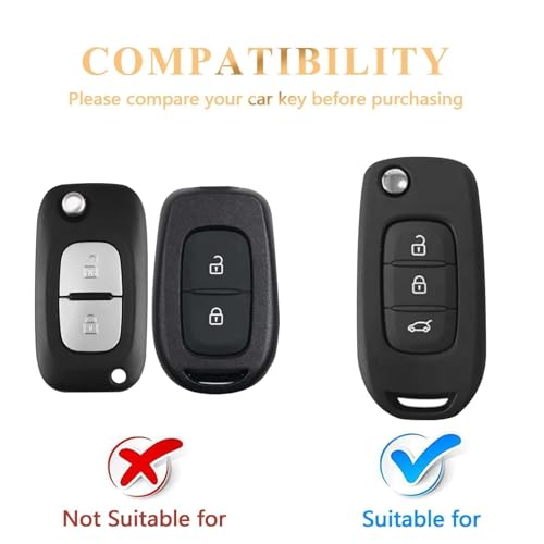 Funda protectora para llave de Renault Megane y Clio con protección anticaídas 3