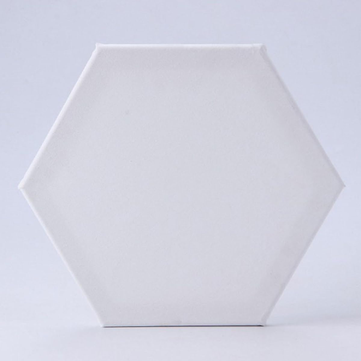 3 Tableros Hexagonales de Algodón Lienzos Artísticos Resistentes para Pintura al Óleo Pack de 3 Unidades para Dibujo Interior y Exterior