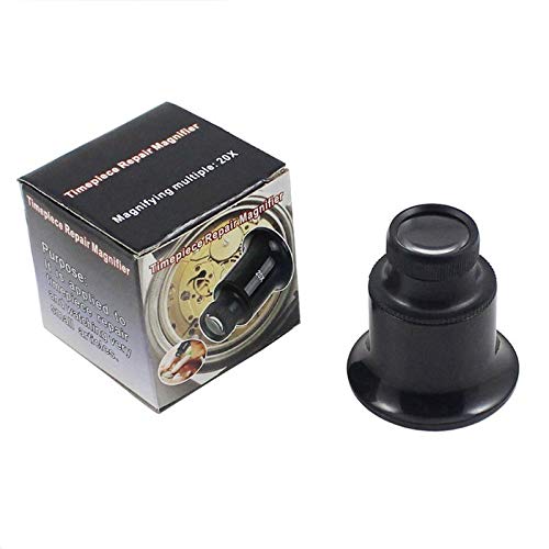 20X Joyeros Ojo Lupa Bucle Lupa Lupa Relojeros Herramientas de joyería The New