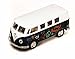 1962 Volkswagen Classic Bus with Decals 1:32 Scale Die Cast Model Toy Van SetOf4