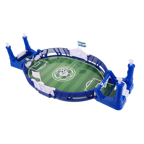 GANAZONO Soccer Game Table Set Double Player Mini Football Tabletop Soccer Accessories