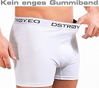 DSTROYED ® Boxershorts Men Herren 6er Pack Unterwäsche Unterhosen Männer 606 (3XL, 606e 6er Set Anthrazit/Schwarz) – Ansicht 3