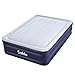Sable Air Mattress, Blow Up Full Size XL Inflatable Airbed with Build-in Pump, Storage Bag for Home, Overnight Guests, Height 18"
