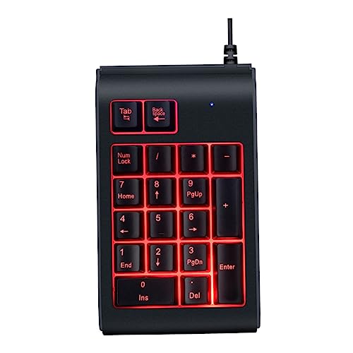 Clavier numérique mécanique compact RVB avec structure filaire haute précision