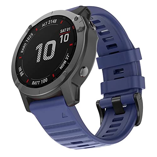 Correa de silicona para Garmin Fenix 6X con ajuste fácil QuickFit 4