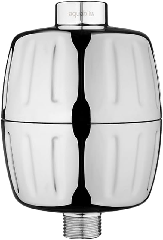 Aquabliss SF500 Daily Essential+ Shower Filter - Chrome | Heavy-duty filtration reduces chlorine, sediment & heavy metals. Built for tougher water. Maintains water pressure.