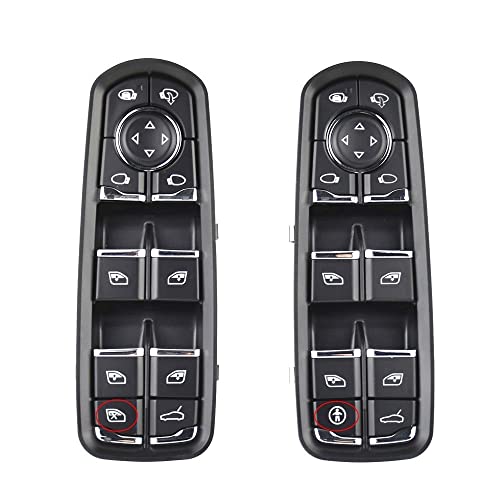 Interruptor de control de ventana maestra para Cayenne y Macan con código 7PP959858AE 2