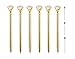 Onwon 6 Pieces Big Crystal Diamond Pens Gold Metal Ballpoint Pens & 3 Pieces Ballpoint Pen Refills in Black Ink