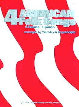 Sheet music WP159 - 4 American Folk Songs - 4 Hands, 1 Piano Book