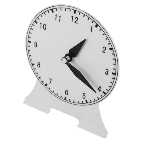 PHENOFICE 1pc Creative Clock Toy 12 Hour Aprende A Decir Time Clock Modelo Suplementos Escolares