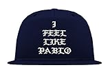 Manufactured in Berlin TRVPPY 5-Panel Snapback Trucker Mesh Cap Modell I Feel Like Pablo, Weiß-Navyblau