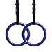 REEHUT Gymnastic Rings W/Adjustable Straps, Metal Buckles & Manual - Home Gym (Set of 2) - Non-Slip - Great Workout, Strength Training, Fitness, Pull Ups Dips, Ebook Included