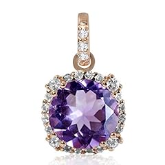 Natural Amethyst & White Topaz