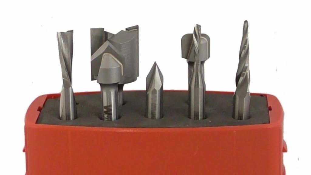 Whiteside CNC Router Bit Set, 7 Piece, Beginner Starter Kit