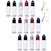 JOYWEE 30 Pack, 30ml Empty Plastic LDPE Dropper Bottle Funnel Eliquid Applicator Squeeze Dropping Bottle Thin Tip with Childproof Cap