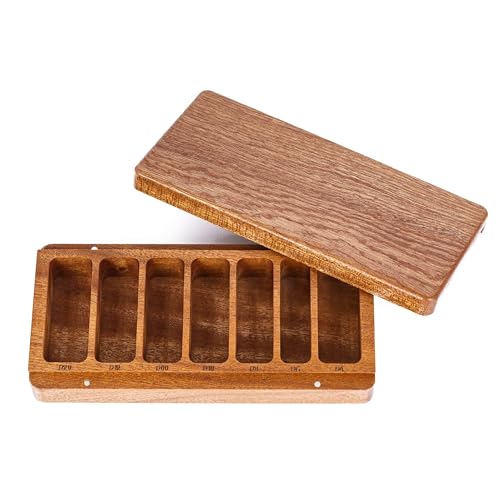 Wooden DND Dice Case with Magnetic Lid
