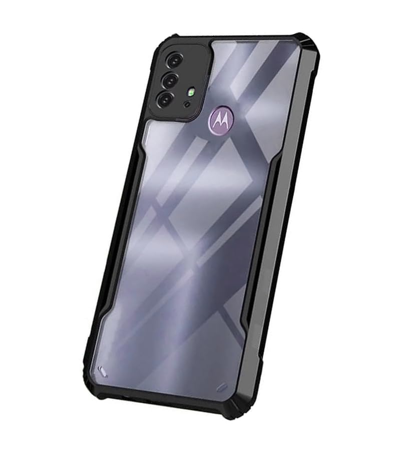 COBERTA Back Cover for MOTOROLA G30 Back Cover Case - Black Transparent (B0CP3HK3Z8) Amazon Price History, Amazon Price Tracker