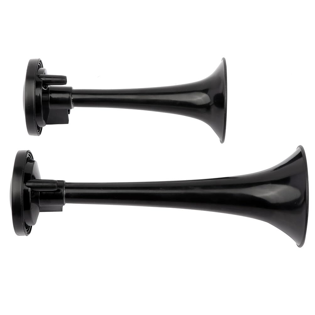 STAYTOP Electric Train Horn 115dB Dual Trumpet Electric Train Horn with Air Compressor Truck Train Horn Loud Car Air Horn 12V for Trucks Motorcycle Pickup Trains Cars Boats