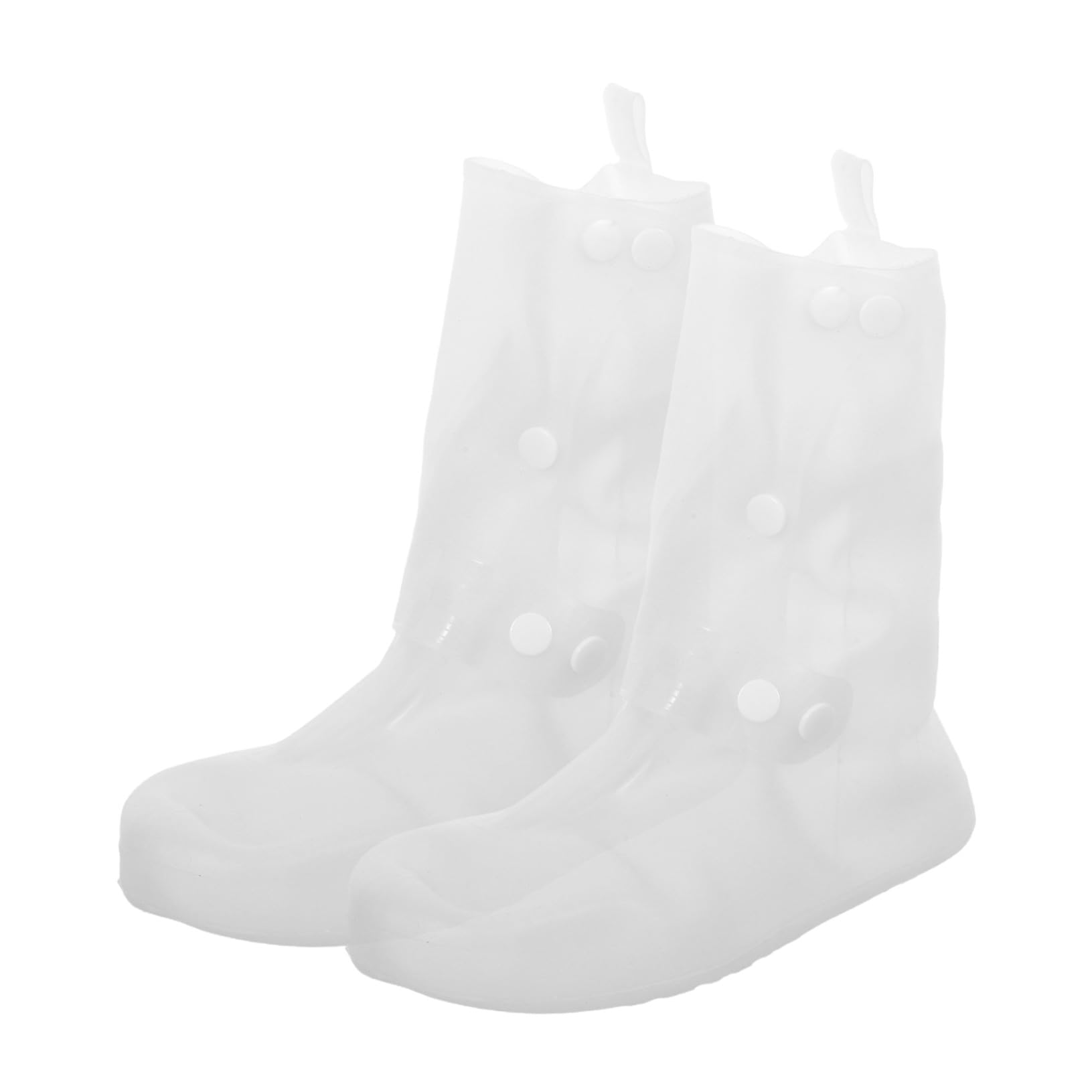 2 pares Fundas Impermeables para Zapatos Antideslizantes y Resistentes Cubre Calzado Reutilizable para Lluvia Viajes y Ciclismo Talla PVC Grueso y Plegable para Adultos Unisex