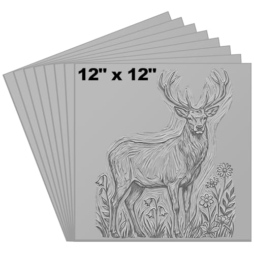 Yeaqee 12 Pcs Linoleum Block Rubber Carving Blocks