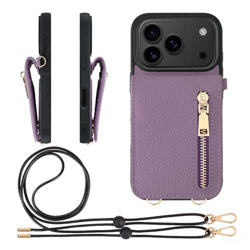 HANATORA for iPhone 17Pro �P�[�X �{�v �X�}�z�P�[�X �X�}�z�V�����_�[ �J�[�h�|�P�b�g �X�^���h �V�����_�[�X�g���b�v �t�� �V�������N�J�[�t���U�[ �R�C���P�[�X ���K���� �p�[�v�� SCPGGZ-17Pro-Purple