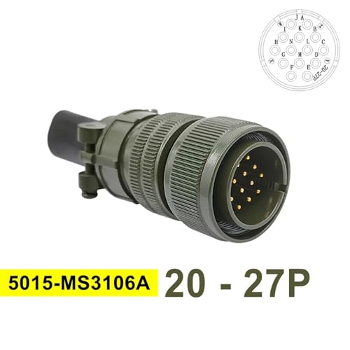 Conectores circulares MIL STD MS3106A con aleación resistente para sistemas de alta exigencia 2