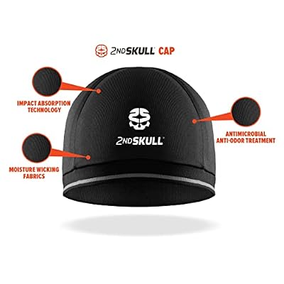 2nd Skull Protective Skull Cap, Black