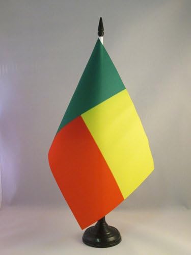 Drapeau De Table Sicile 21x14cm - AZ FLAG - Petit Drapeau Sicilien Pour Bureau Ou Décoration
