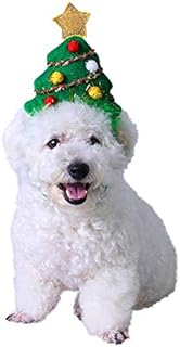 PEDOMUS Christmas Pet Headwear, Christmas Tree Pet Headband Dog Xmas Hair Loop Fancy Headdress for Cat and Small Dog
